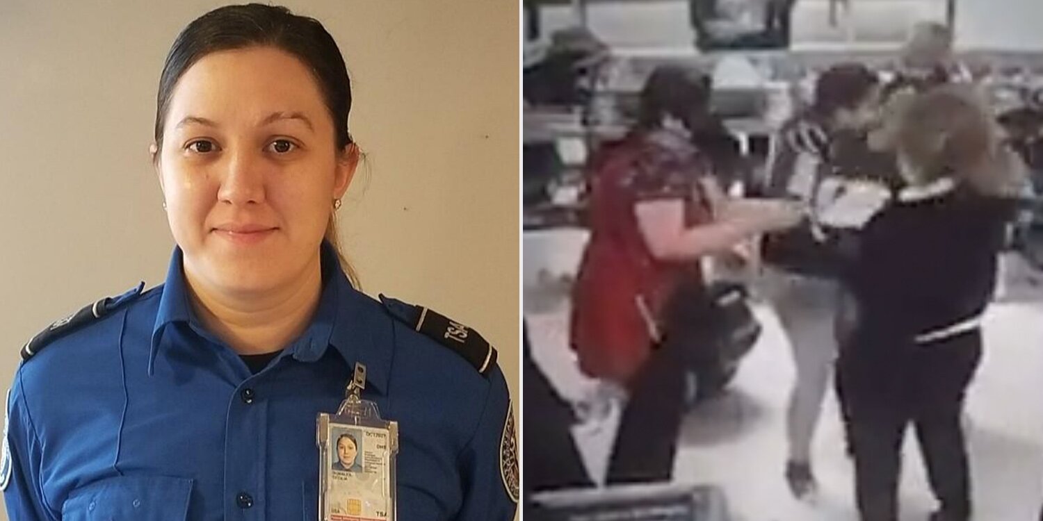  'Mind-blowing to watch': TSA officer saves infant from choking