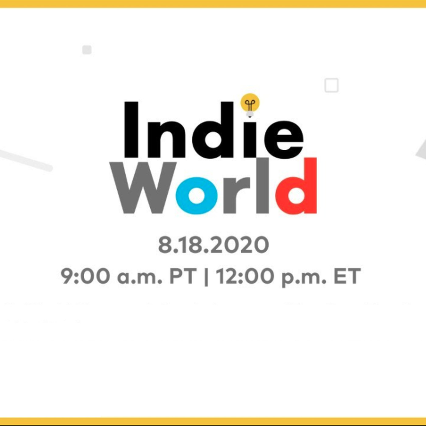 Nintendo Indie World Stream