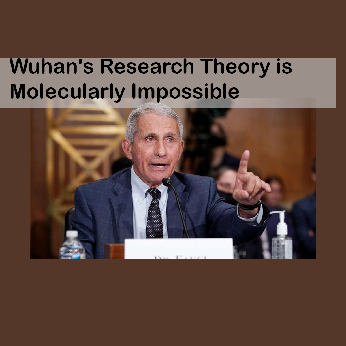 Wuhan's Research Theory is Molecularly Impossible
