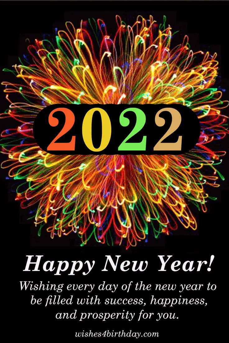 happy new year wishes 2022