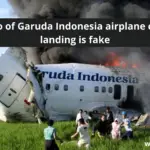 Garuda Indonesia airplane crash