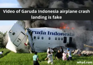 Garuda Indonesia airplane crash