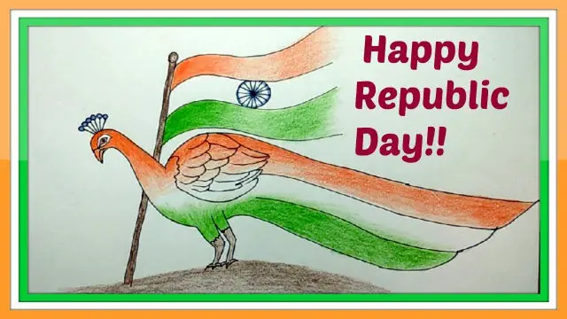 🇮🇳 Easy Republic Day Scenery Drawing 🇮🇳 Easy Drawing Tutorial Step by  Step 😃 - YouTube