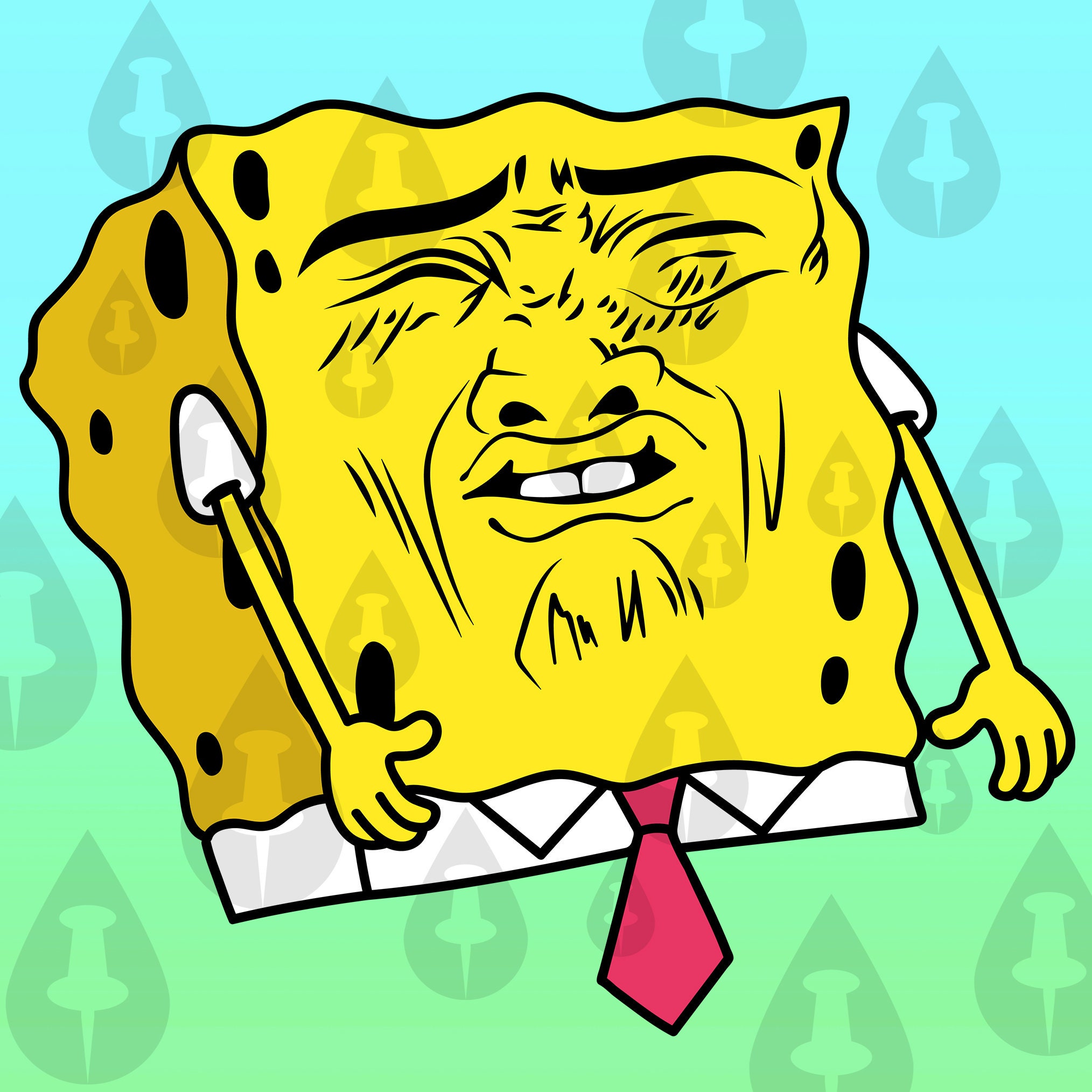 SpongeBob Meme Face