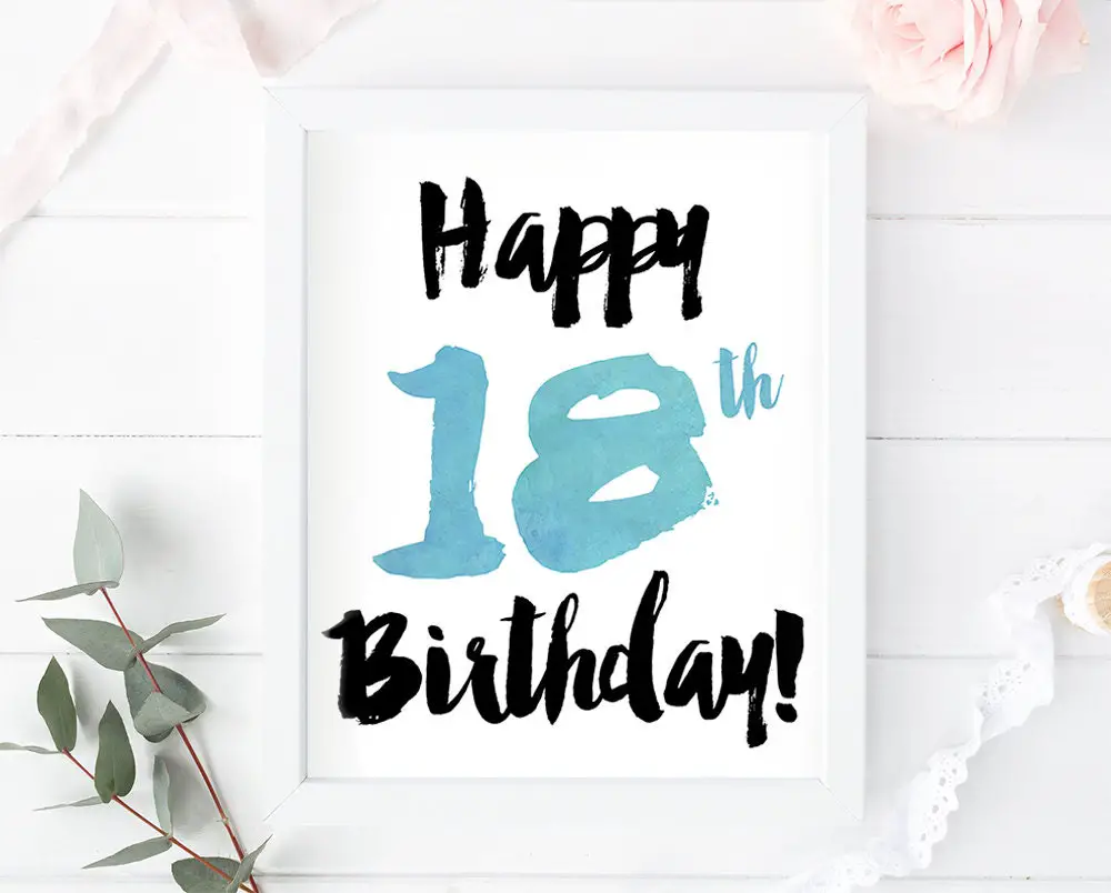 Happy 18th Birthday Images