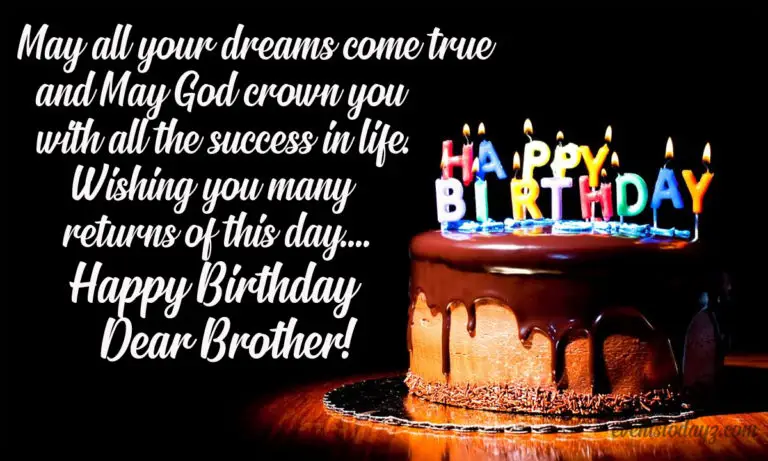 Happy Birthday Brother Images