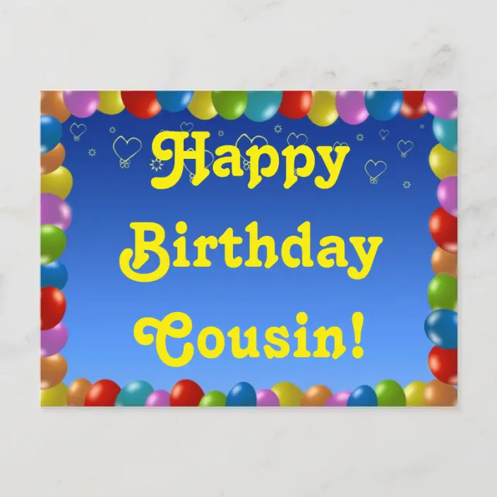 Happy Birthday Cousin Images