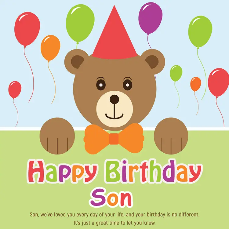 Happy Birthday Son Images