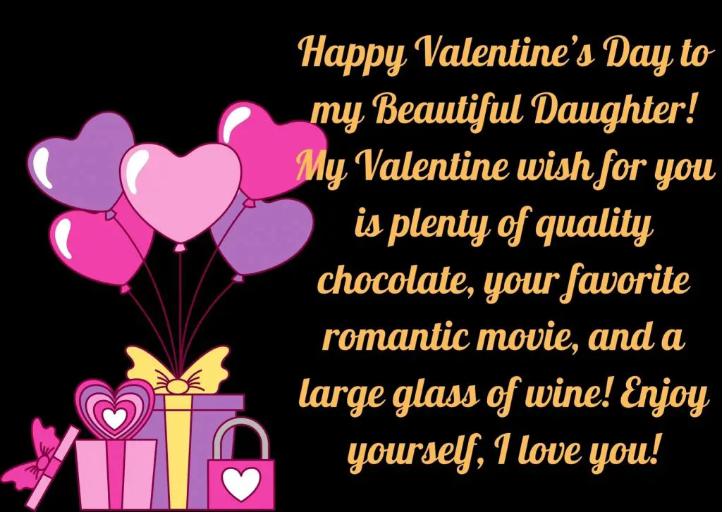 Happy Valentine's Day Daughter