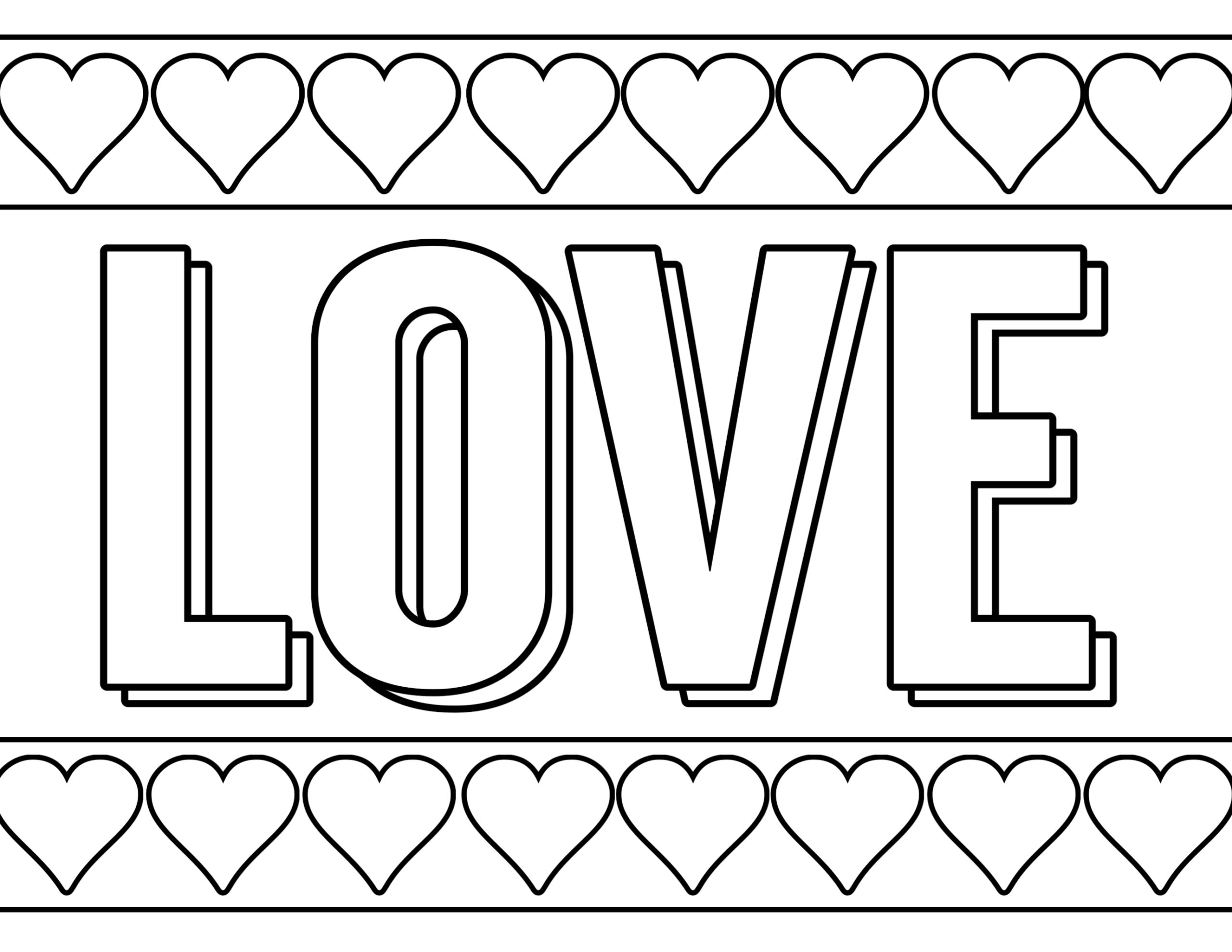 Valentine's Day Coloring Pages